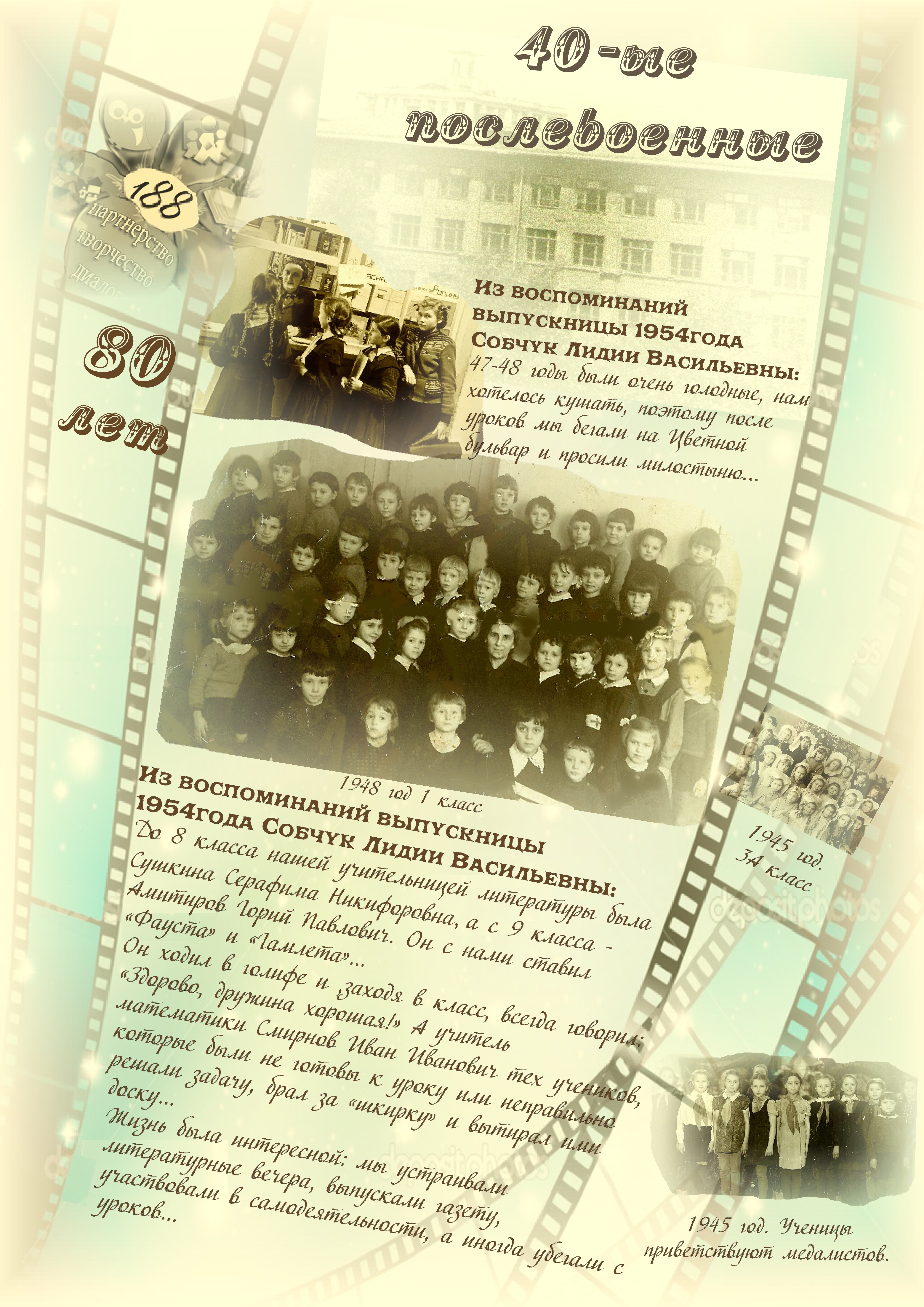 послевоенные годы